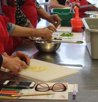 Edible Alphabet is a free English Language Learning (ELL) program offered by the Free Library's Culinary Literacy Center. 
